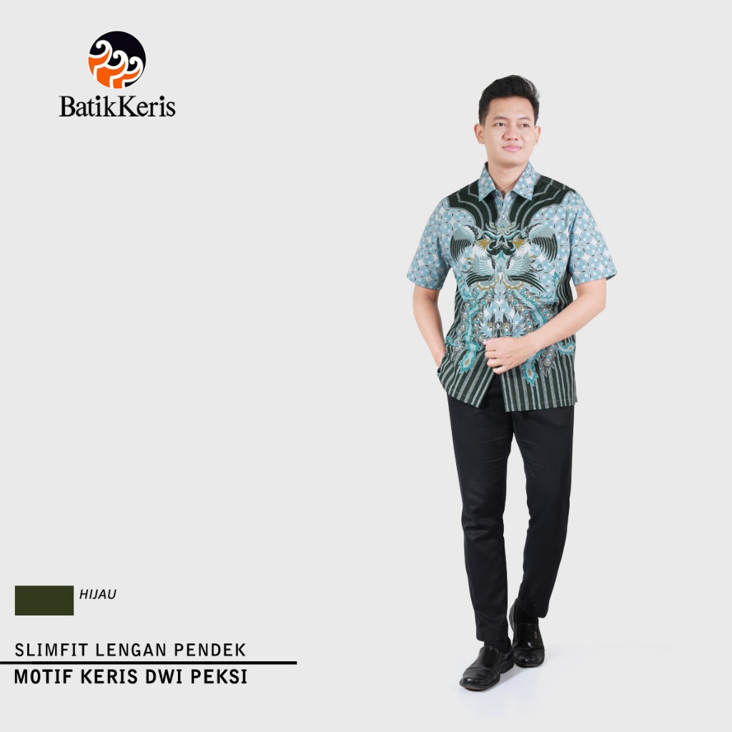 Product image Batik Keris Kemeja Slimfit Lengan Pendek Keris Dwi Peksi