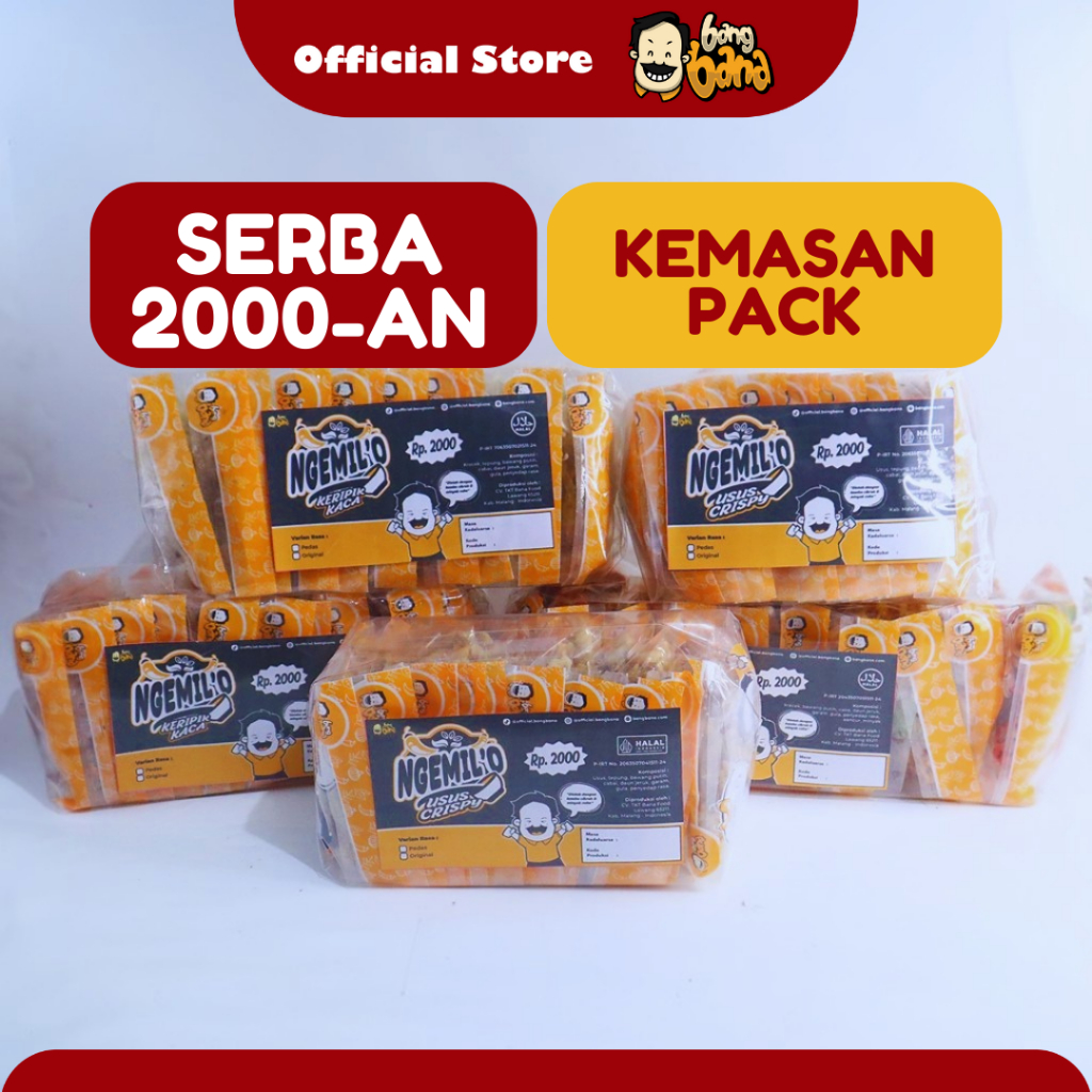 Jual Camilan Basreng Kripca Makaroni Bantat Pedas Cikruh Kemasan 1 Pack ...