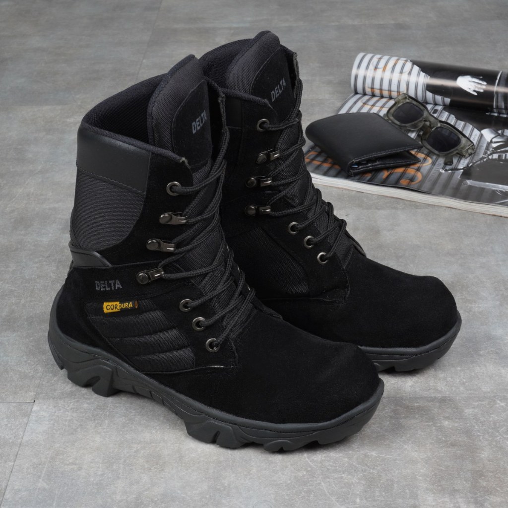 Sepatu Safety PDL Delta Cordura Tactical Boots Gurun inch Sepatu Kerja  Lapangan Polisi Satpol PP