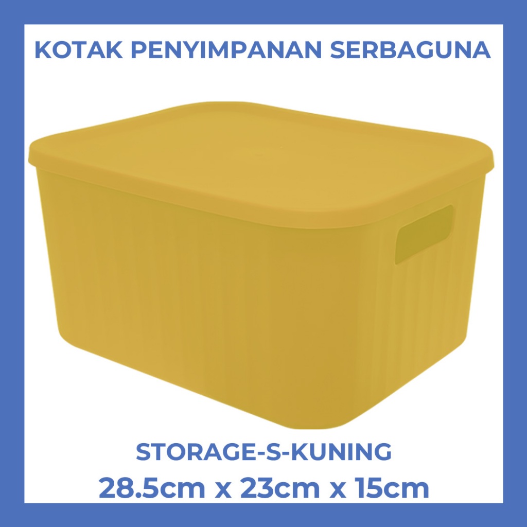 Jual Kotak Penyimpanan Serbaguna Storage Box Dengan Tutup Kotak Plastik