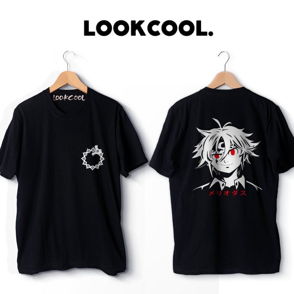 Jual LOOKCOOL T-SHIRT KAOS MELIODAS NANATSU NO TAISEN Style Fashion Print |  KL113 | Shopee Indonesia