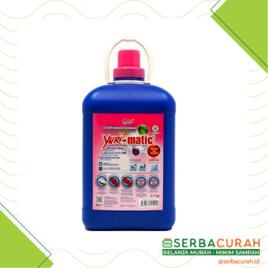 Jual Yuri Matic Color Detergent Pink | Jerigen 3,7 L | Shopee Indonesia
