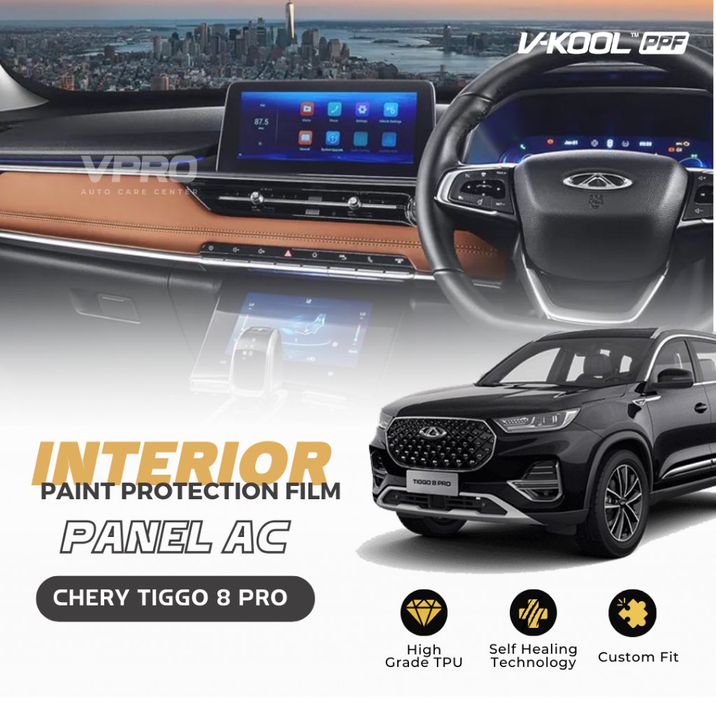 Jual V-KOOL PPF Interior Protector Chery Tiggo 8 PRO - Panel AC ...