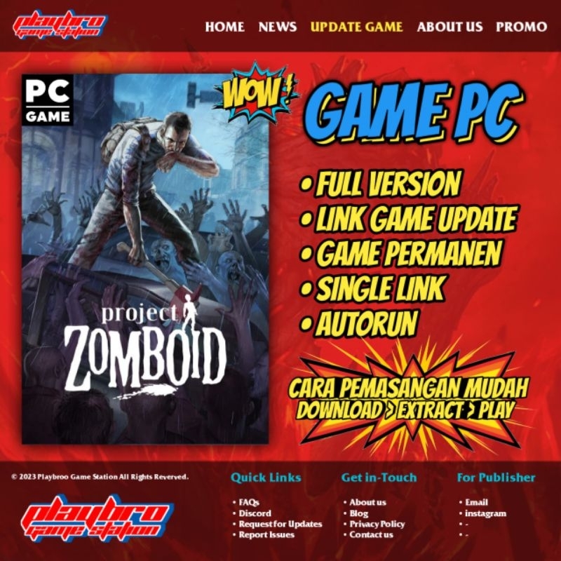 Jual Project Zomboid Game PC/Laptop (Download to Play Bro!) Shopee
