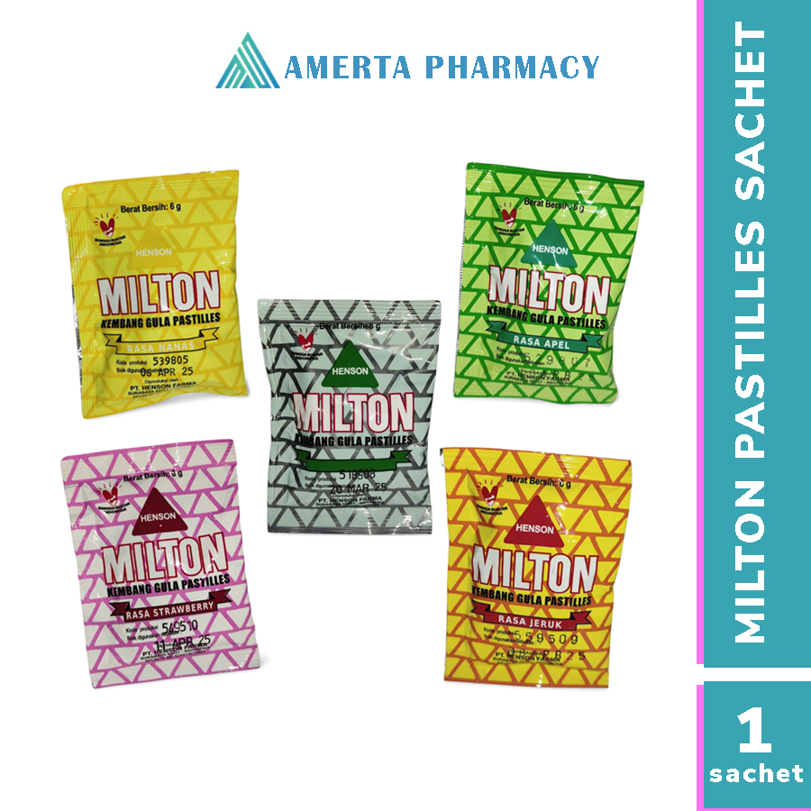 Jual Milton Pastilles Candy 1 Sachet 6gr (Rasa Random) | Shopee Indonesia