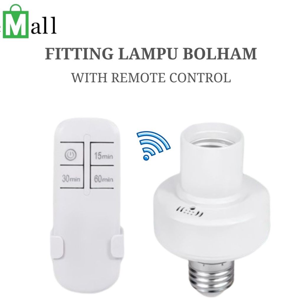 Jual FL3 - Tempat lampu dengan remote control jarak jauh fitting lampu ...