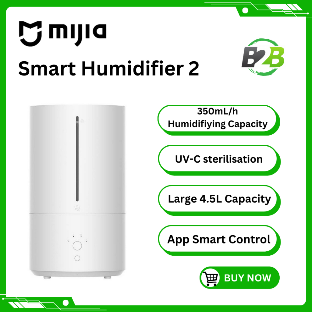 Jual MIJIA SMART HUMIDIFIER 2 UV-C 4.5L STERILIZATION ANTIBACTERIAL ...