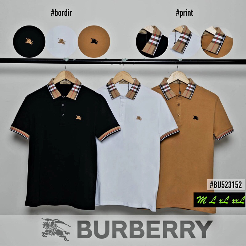 Burberry polo hotsell shirt replica