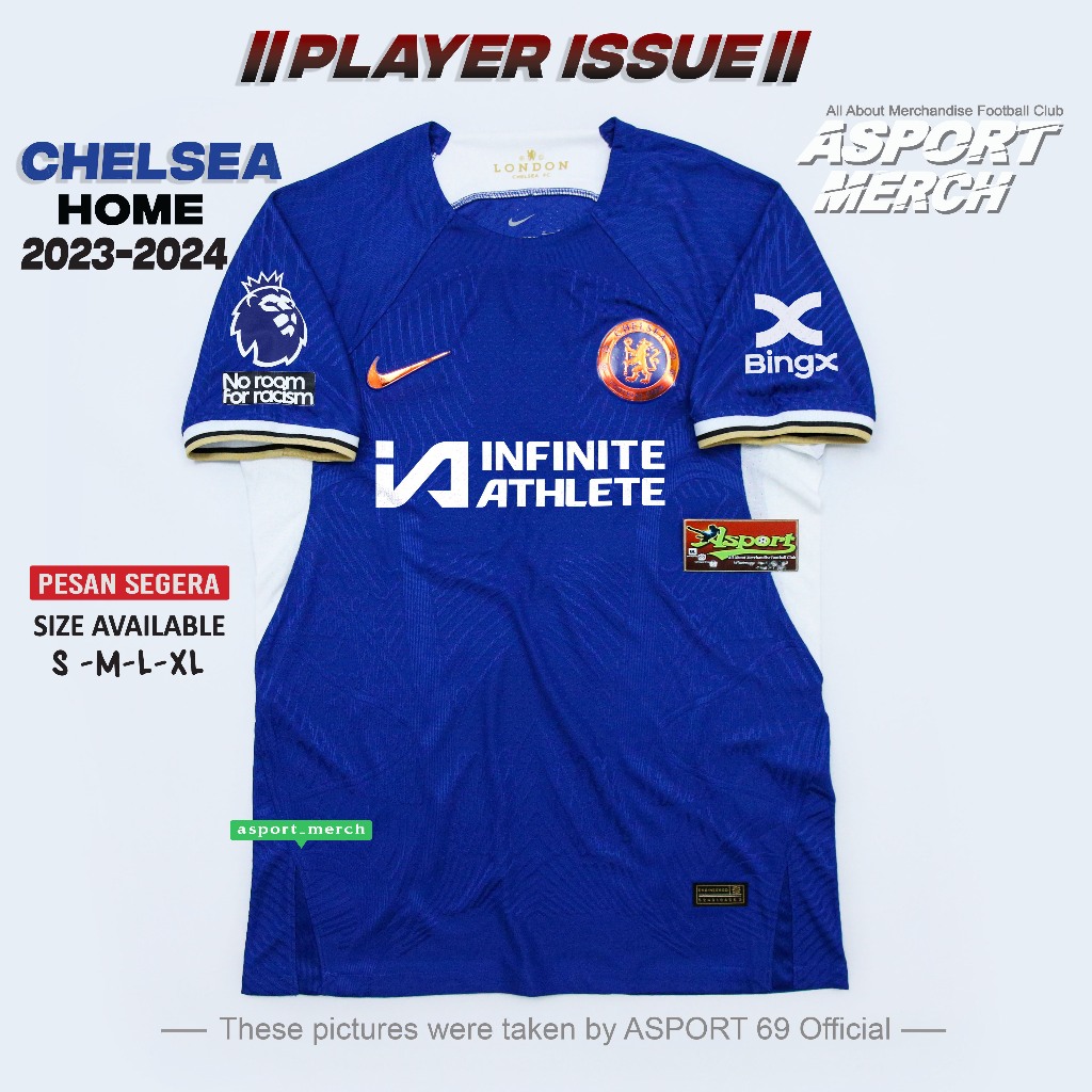 Jual CHELSEA HOME PI JERSEY CHELSEA HOME TERBARU 2023 2024 PLAYER ISSUE