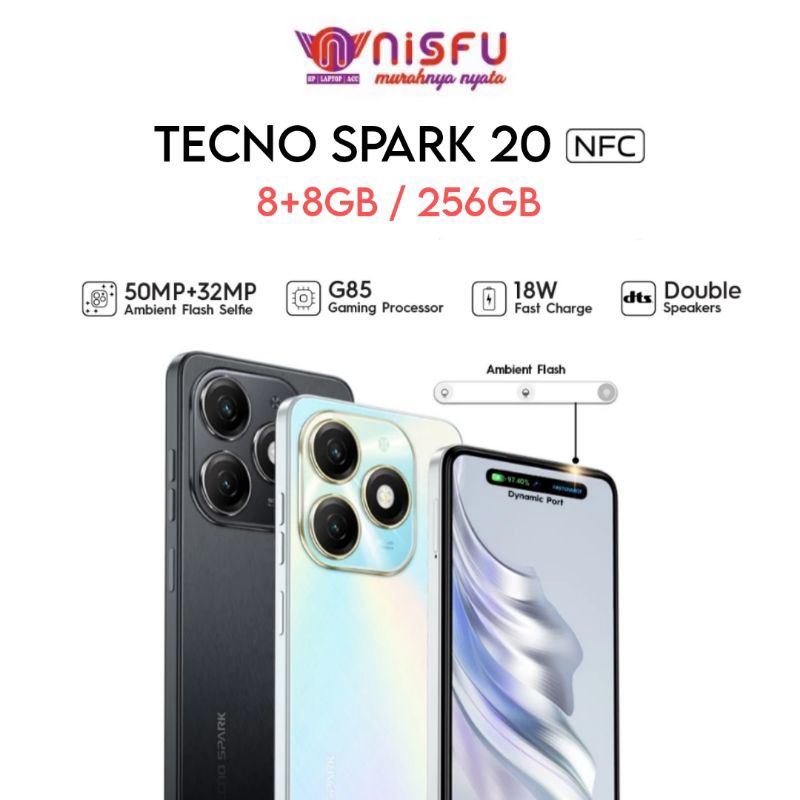 Jual Tecno Spark Spark Pro Gb Gb Nfc Mp Camera Dual Speaker Stereo