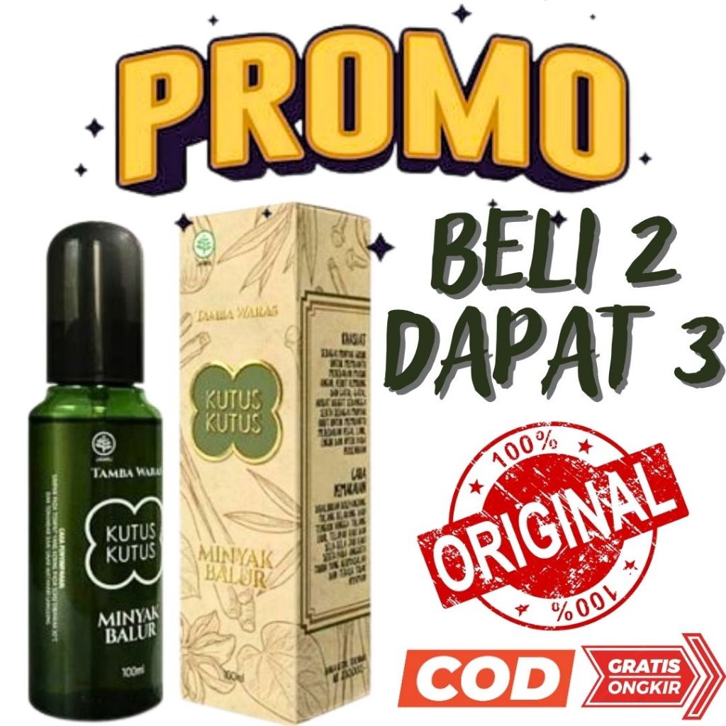 Jual Promo Minyak Kutus Kutus Original Tamba Waras Asli Bali Minyak