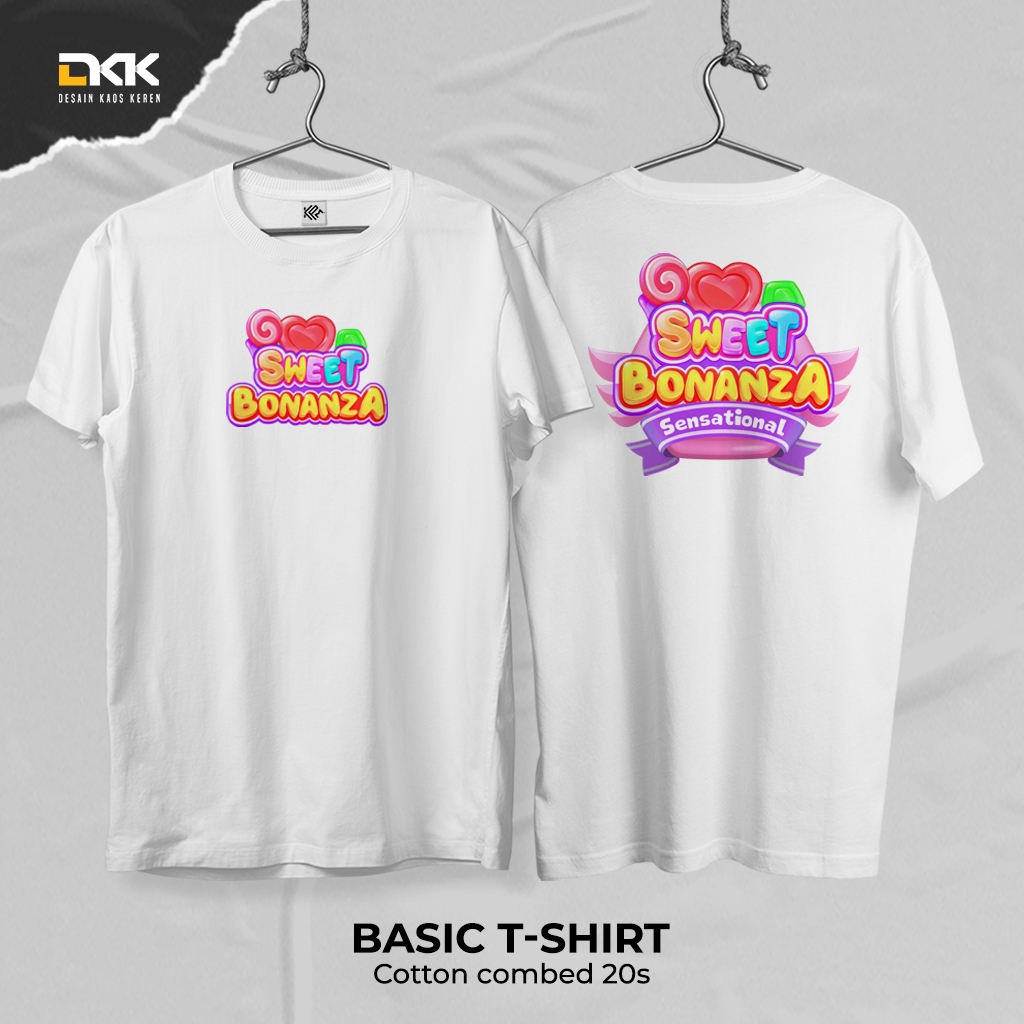 Jual Desain Kaos Keren Kaos Parodi Desain Sweet Bonanza Shopee