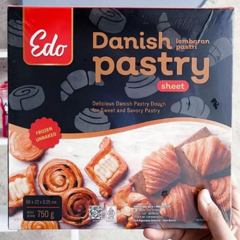 Jual Edo Danish Pastry 750g/Danish Pastry Edo 750g/Pastry Cromboloni ...