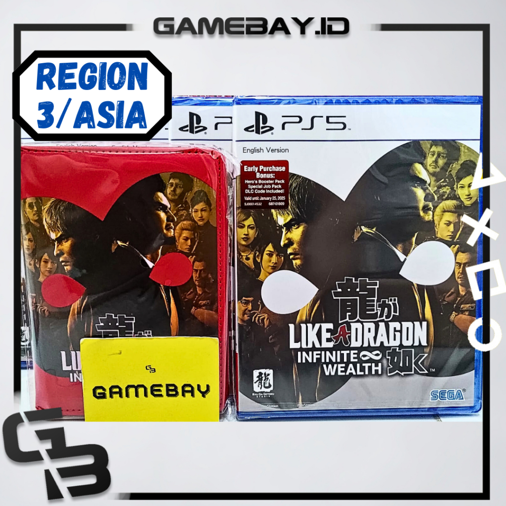 Jeu PS5 LIKE A DRAGON INFINITE WEALTH - Neuf Sous Blister Scellé - RPG SEGA - Classification 18+