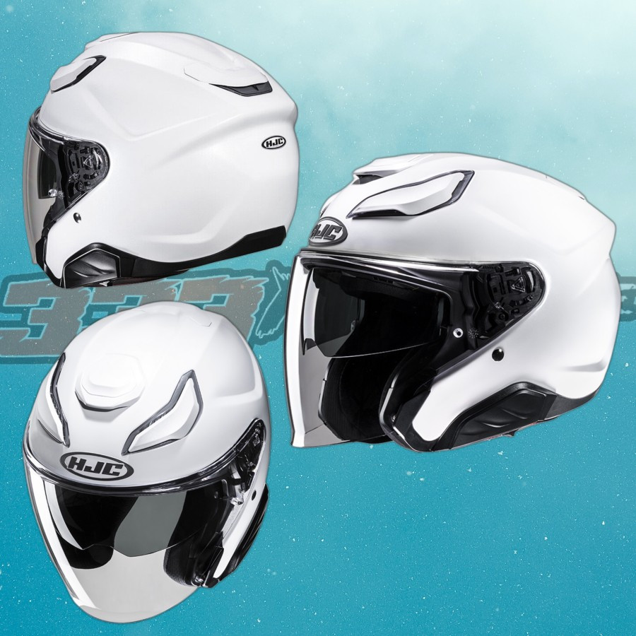 HJC F31 Open Face Helmet Pearl White