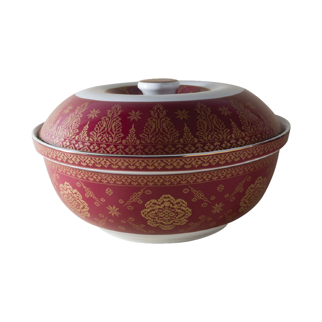 Jual ZEN Bandung by Ghea Panggabean Casserole Keramik Red Diameter 27