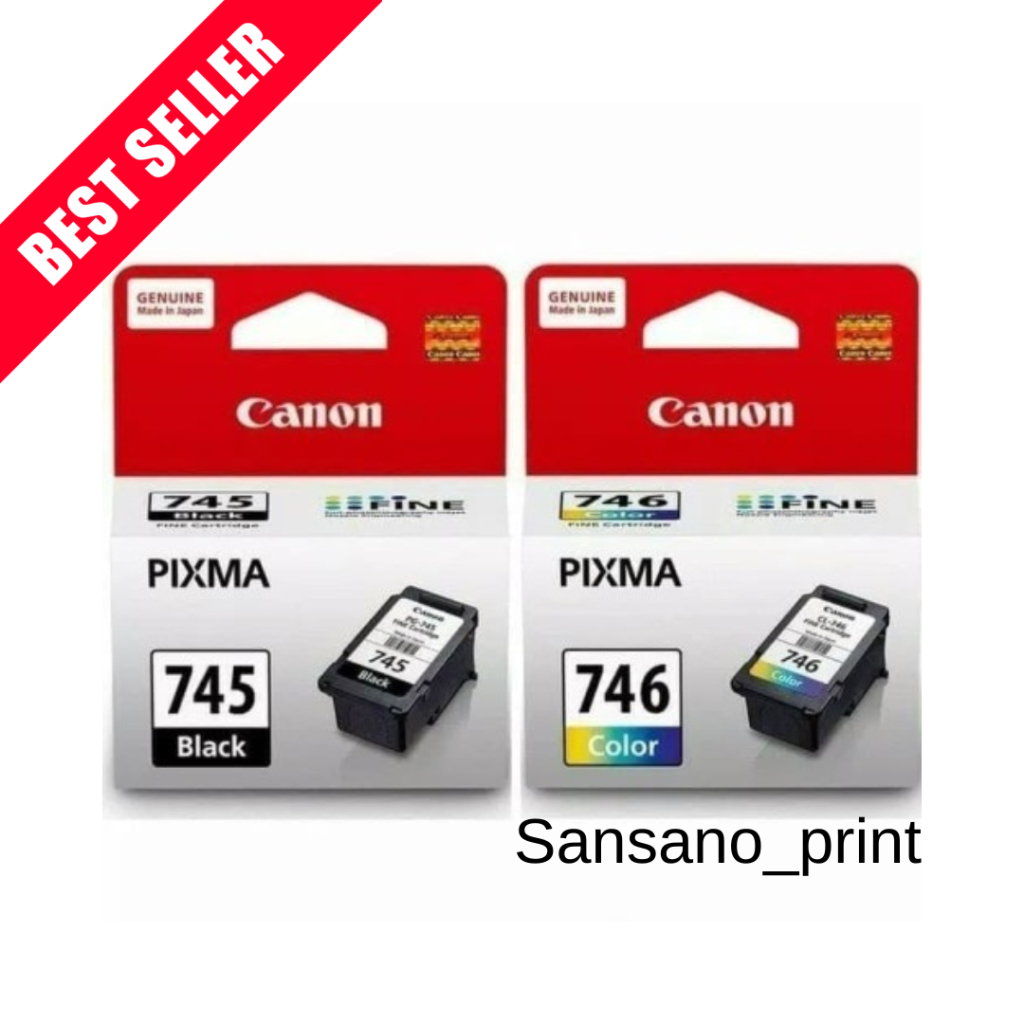 Jual Tinta Cartridge Canon 745 black + 746 colour for iP2870/iP2870s ...
