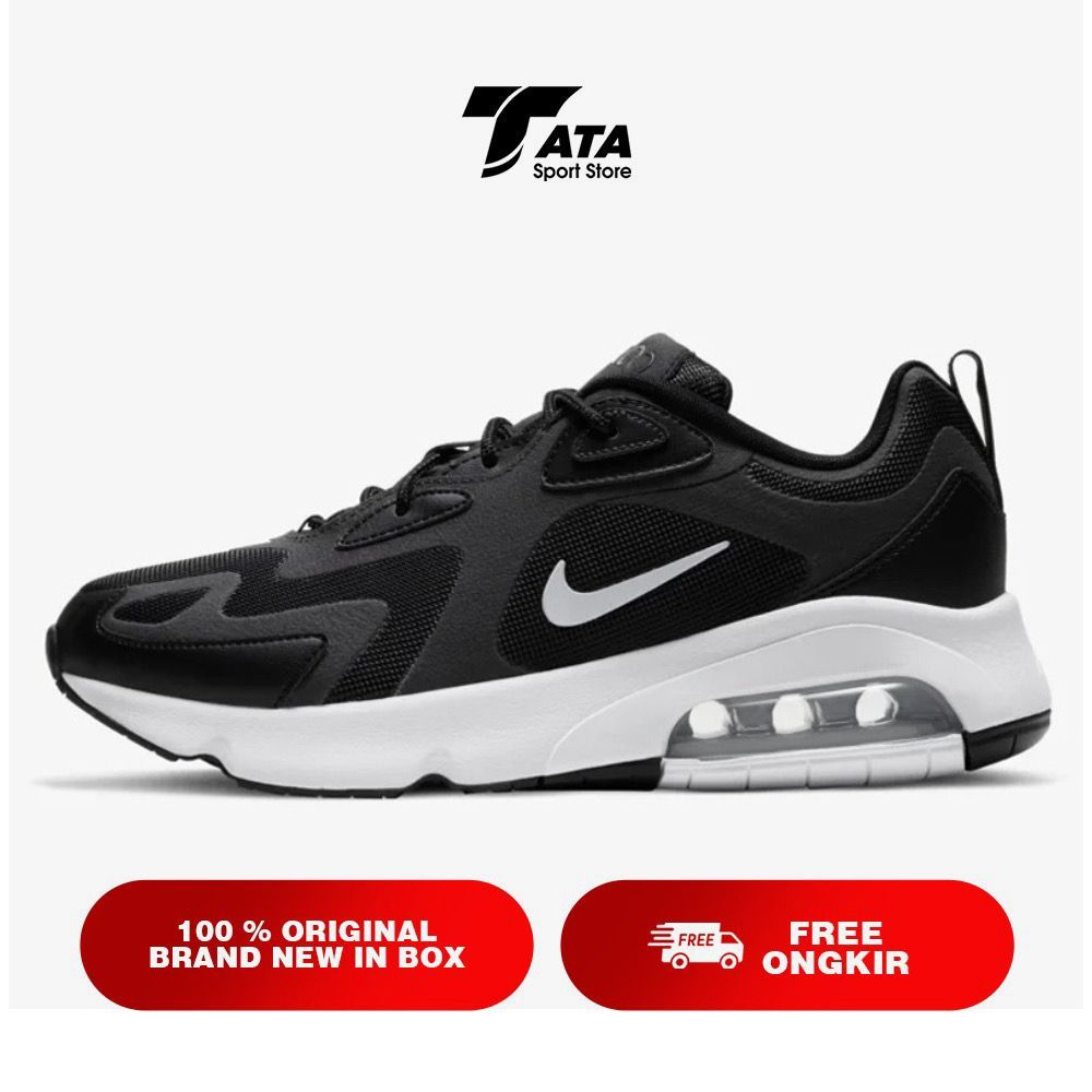 Nike air 200 black running shoes online