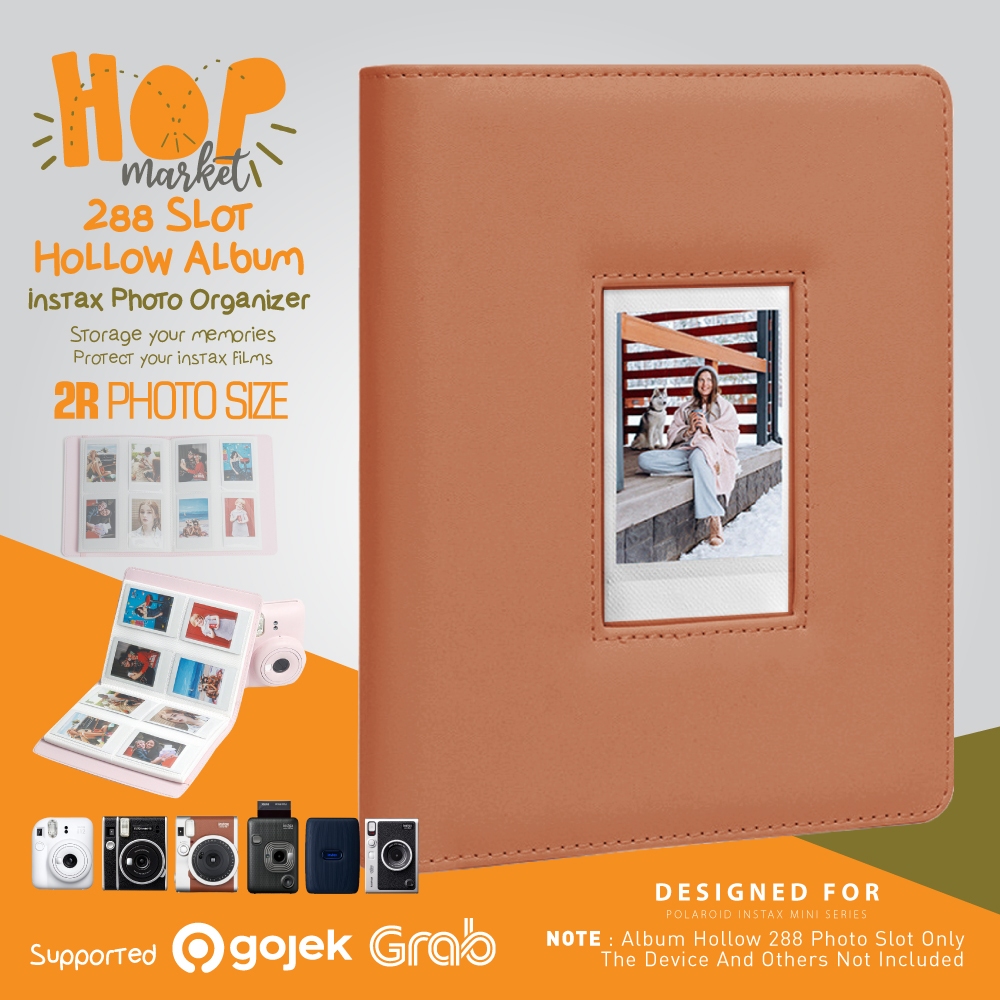 Album Hollow Large 288 Foto for Tempat Photo Fujifilm Instax Mini 40 12 11  90 EVO Fuji Liplay KPOP Size 2R dll