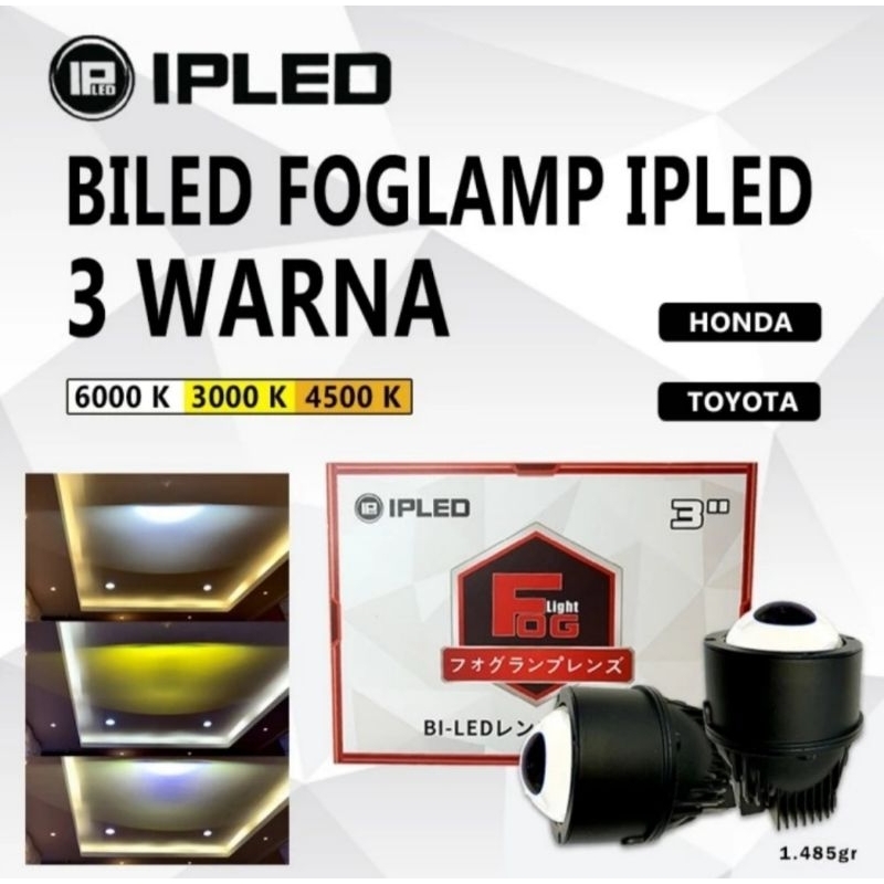 Jual Lampu Foglamp Biled Projector Warna Bluelens Inch Toyota Shopee Indonesia