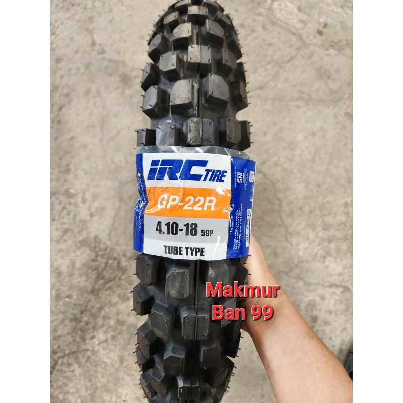 Jual Ban Motor IRC GP 22 R ( GP22R ) 410-18 ( Tubetype ) Ban Luar 4.10 ...