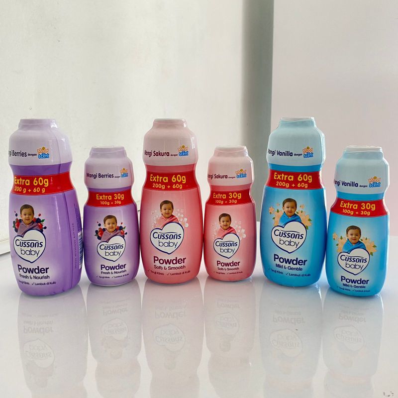 Jual Cussons Baby Powder (130gr, 260gr) | Shopee Indonesia