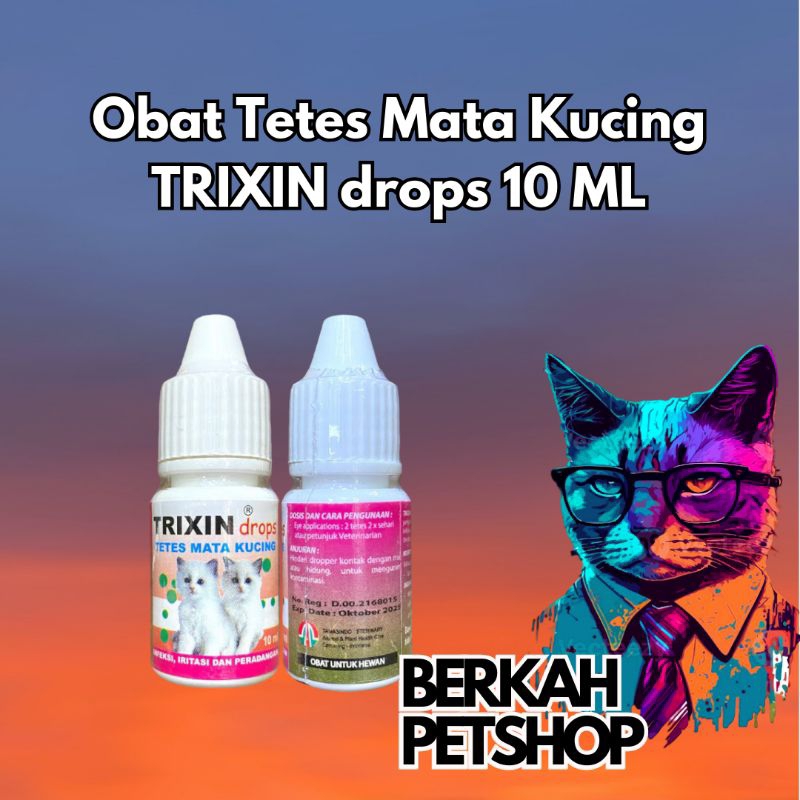 Jual TRIXIN CAT 10 ML ORIGINAL - OBAT TETES MATA KUCING | Shopee Indonesia