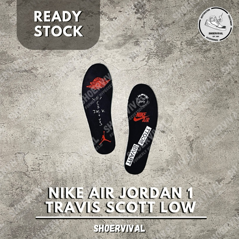Jual [READY STOCK] Air Jordan 1 Insoles Travis Scott Low Shopee Indonesia