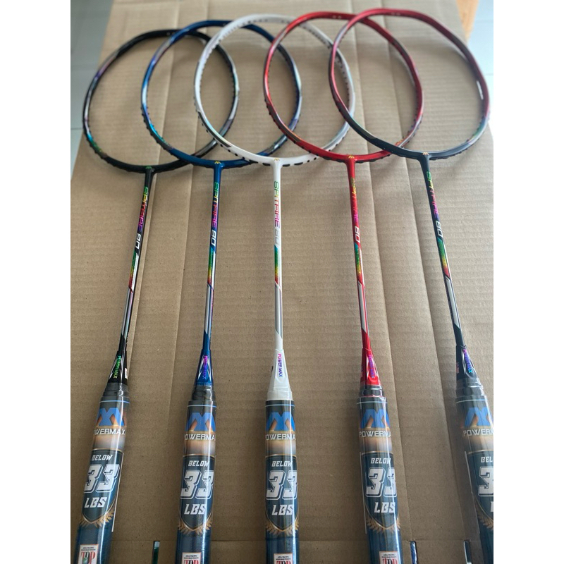 Jual RAKET BADMINTON POWERMAX SPITFIRE 80 33LBS | Shopee Indonesia