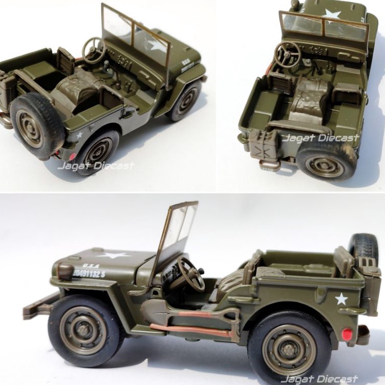 Jual Dijamin Awet Newray Diecast Jeep Willys Jeep Perang Jeep Willys ...