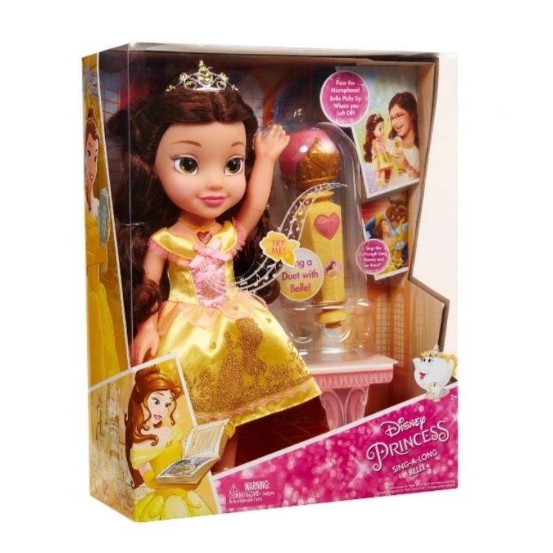 Jual Mainan Boneka Disney princess Belle Sing Along Belle | Shopee ...