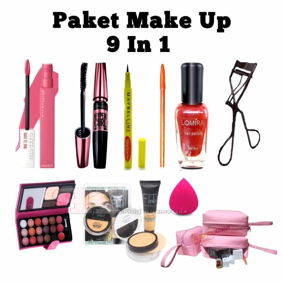 Jual Paket Kosmetik Maybelline Fit Me Lengkap 10 In 1 - Make Up ...
