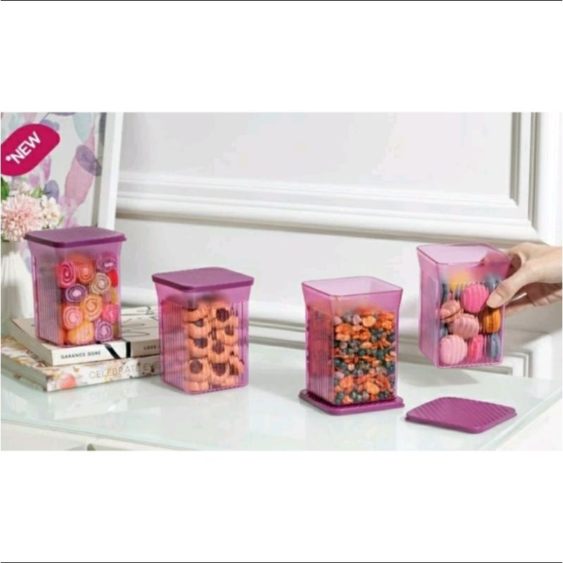 Jual Tupperware - Family Mate Square ( Dapat 4 Pcs ) | Shopee Indonesia