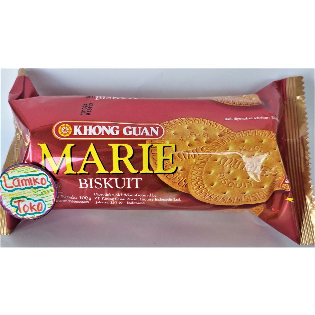 Jual Khong Guan Marie Biscuits 100gr Roti Marie Shopee Indonesia