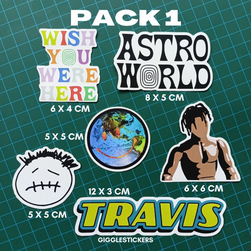 Jual Sticker Pack Travis Scott | Shopee Indonesia
