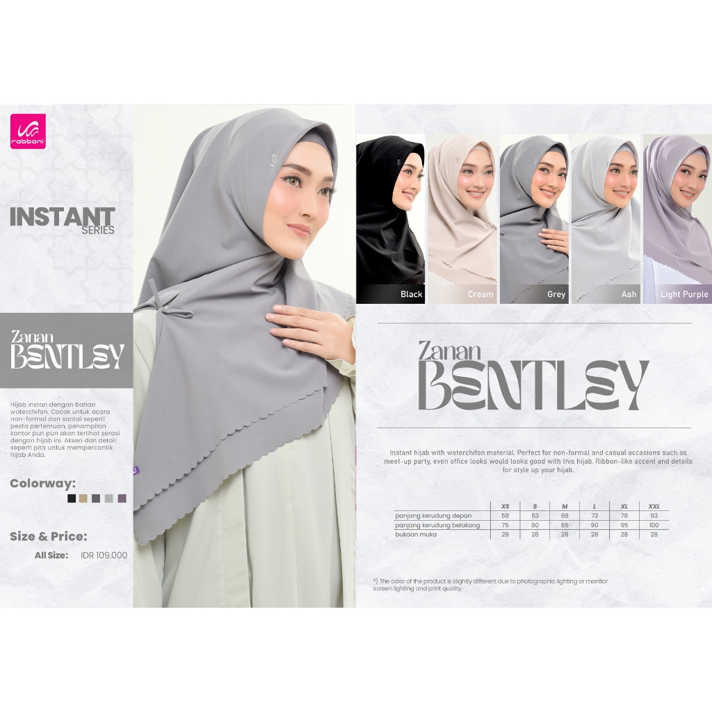 Jual Zanan Bentley Segiempat Instan Rabbani | Shopee Indonesia