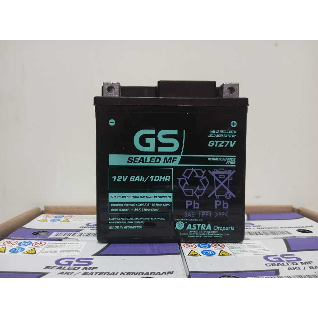 Jual aki motor nmex old gs astra ori aki kering kualitas bagus | Shopee