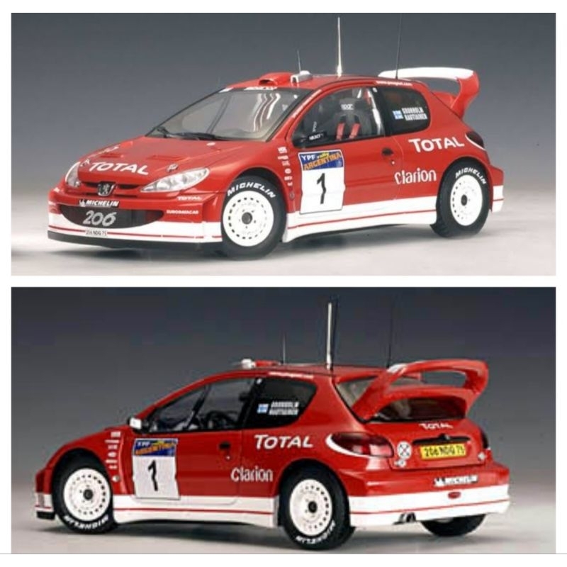 AUTOart Peugeot 206 WRC 2003（Peugeot 206 WRC - Propecia
