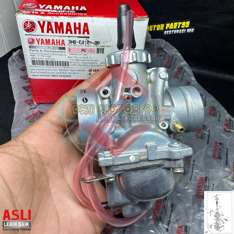 Jual KARBU KARBURATOR ASSY RXS RX SPECIAL RX S YT 115 ORI ORIGINAL 3HB ...