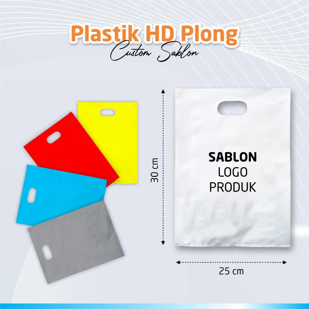 Jual Plastik Plong Sablon Custom Plastik Plong Sablon Packing Olshop Shopee Indonesia 5136