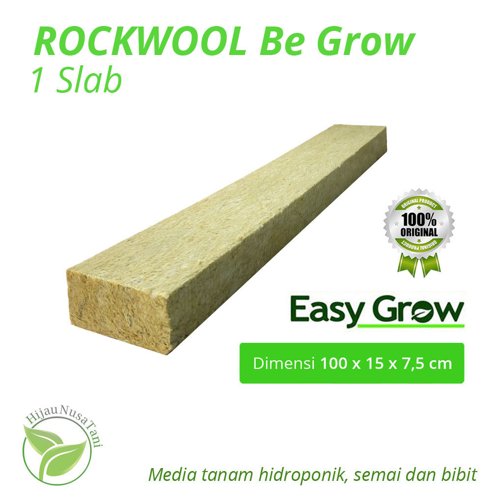 Jual Rockwool Be Grow Easy Grow Slab Meter X X Cm