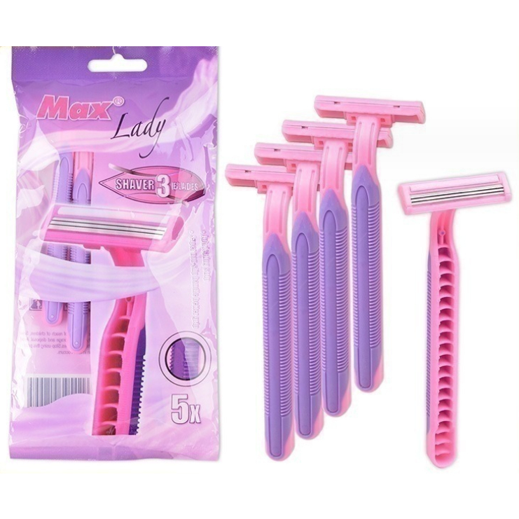 Jual Pisau Cukur Khusus Wanita Lady Razor 5 pcs Swedish Blade | Shopee ...