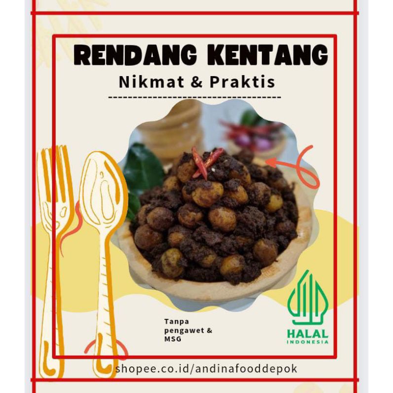Jual RENDANG KENTANG BABY | RENDANG PADANG | RENDANG FROZEN | RENDANG ...