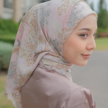 Hijab Segiempat Beauty Aqso Viney Jepang