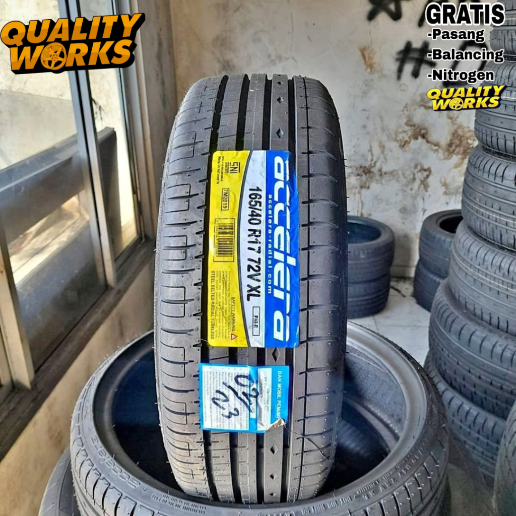 Jual Ban racing mobil modif ukuran 165/40 R17 72V Accelera Phi Ban ...