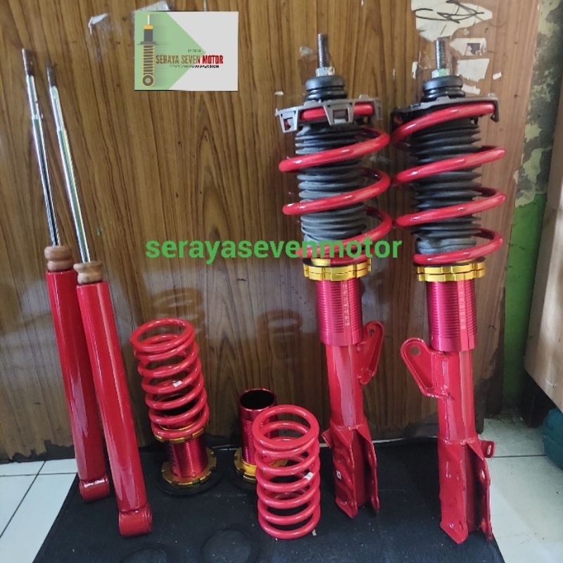 Jual coilover costum honda jazz new city gd3 gd8 bergaransi | Shopee ...