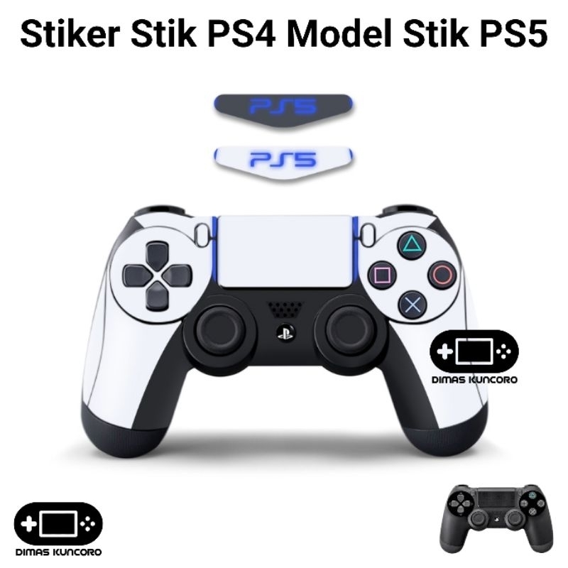 Jual Stiker Stik PS4 Model Stik PS5 sticker stick controller ds4 model ...