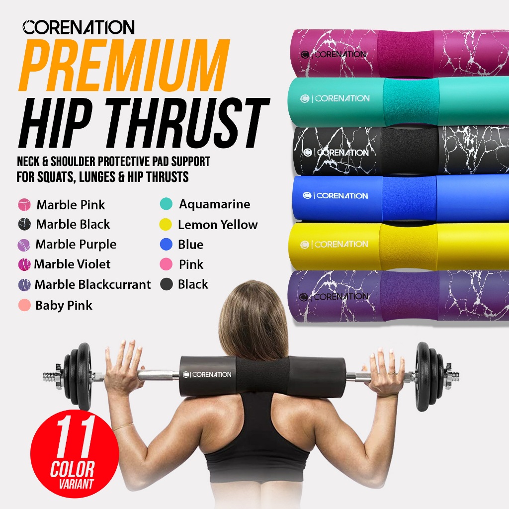 Jual CoreNation Active Hip Thrust Pad Hip Thrust Foam Barbell Pad