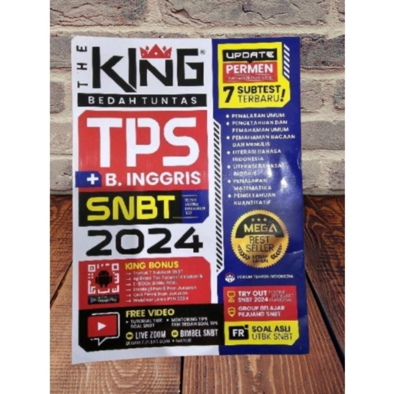 Jual Buku The King Snbt 2024 Terbaru Buku The King TPS Snbt 2024 ...