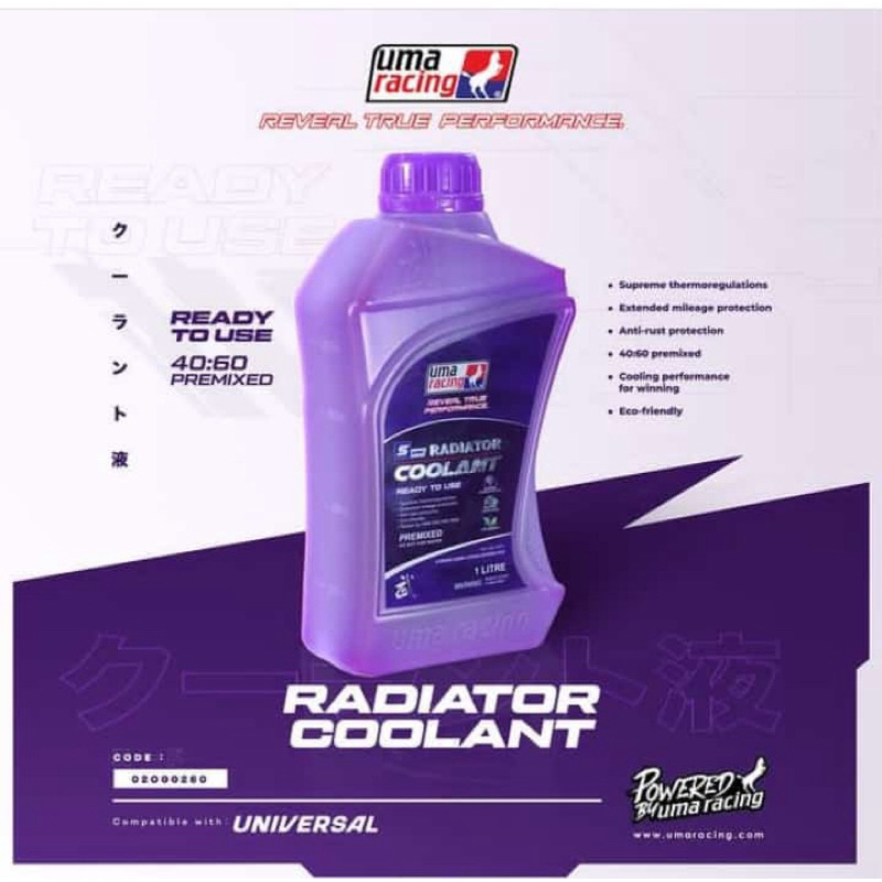 Jual Air Radiator UMA RACING air cooler UMA isi per 1 liter air coolant ...